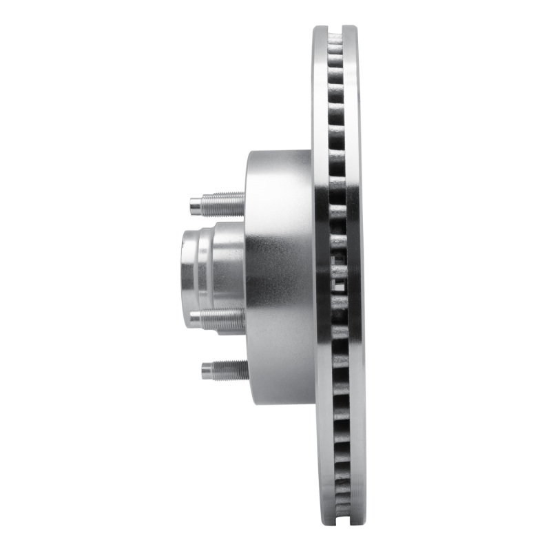 Ford Explorer Sport Trac Brake Rotor (1) - Front Left - R1 Concepts - Drilled & Slotted - Silver - `01-`05